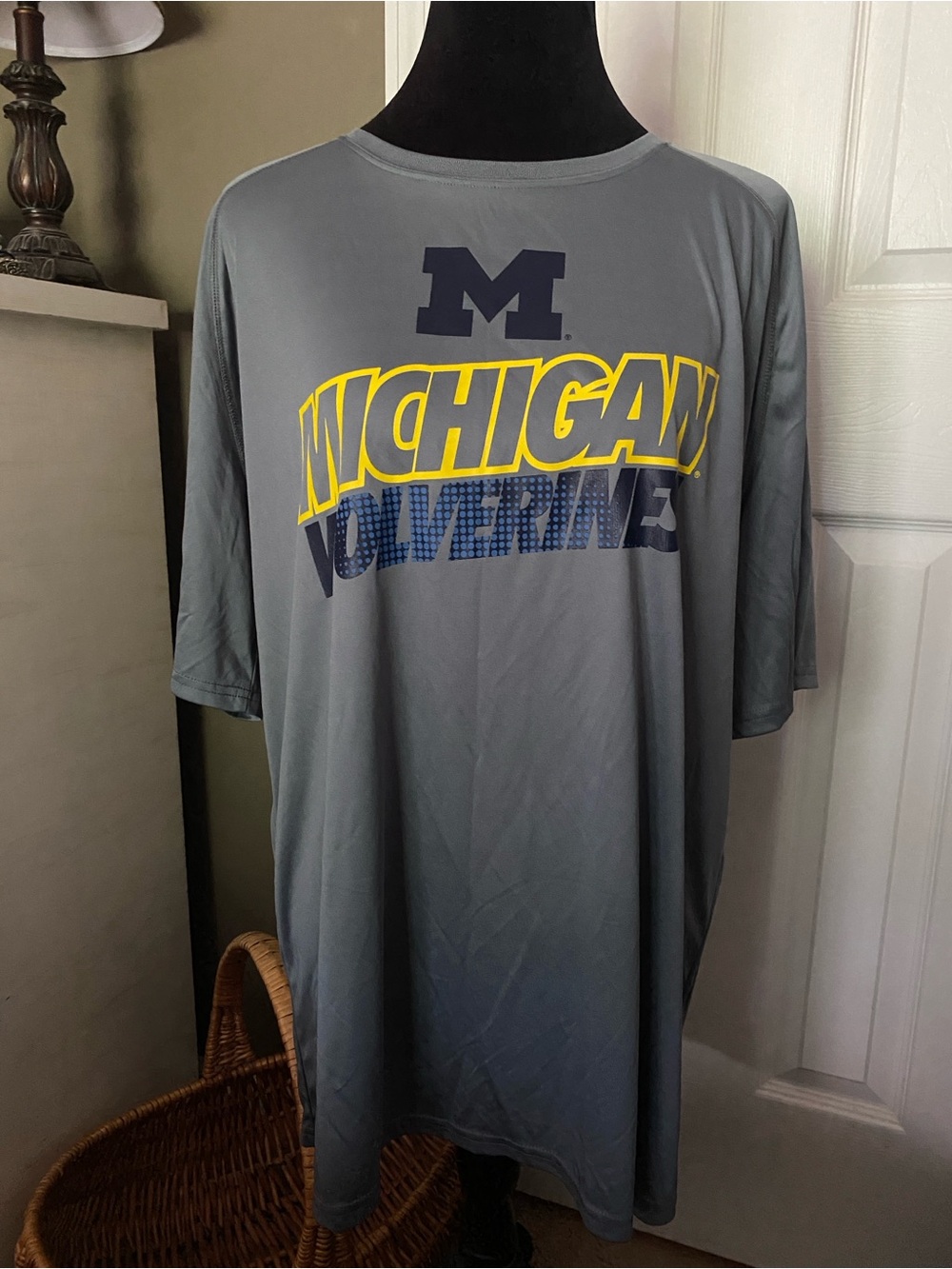 Michigan Wolverines Gray Short-Sleeve lightweight team T-shirt - Men’s size XL